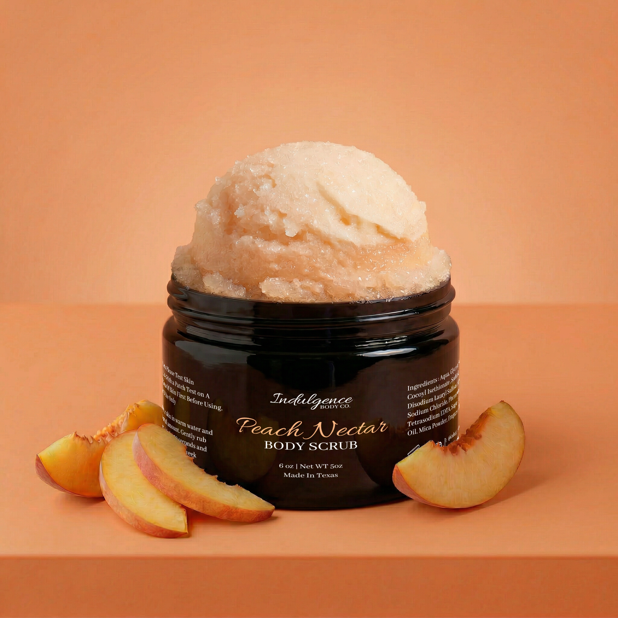 Nectar Body Peach Nectar Body Scrub – Indulgencebodyco