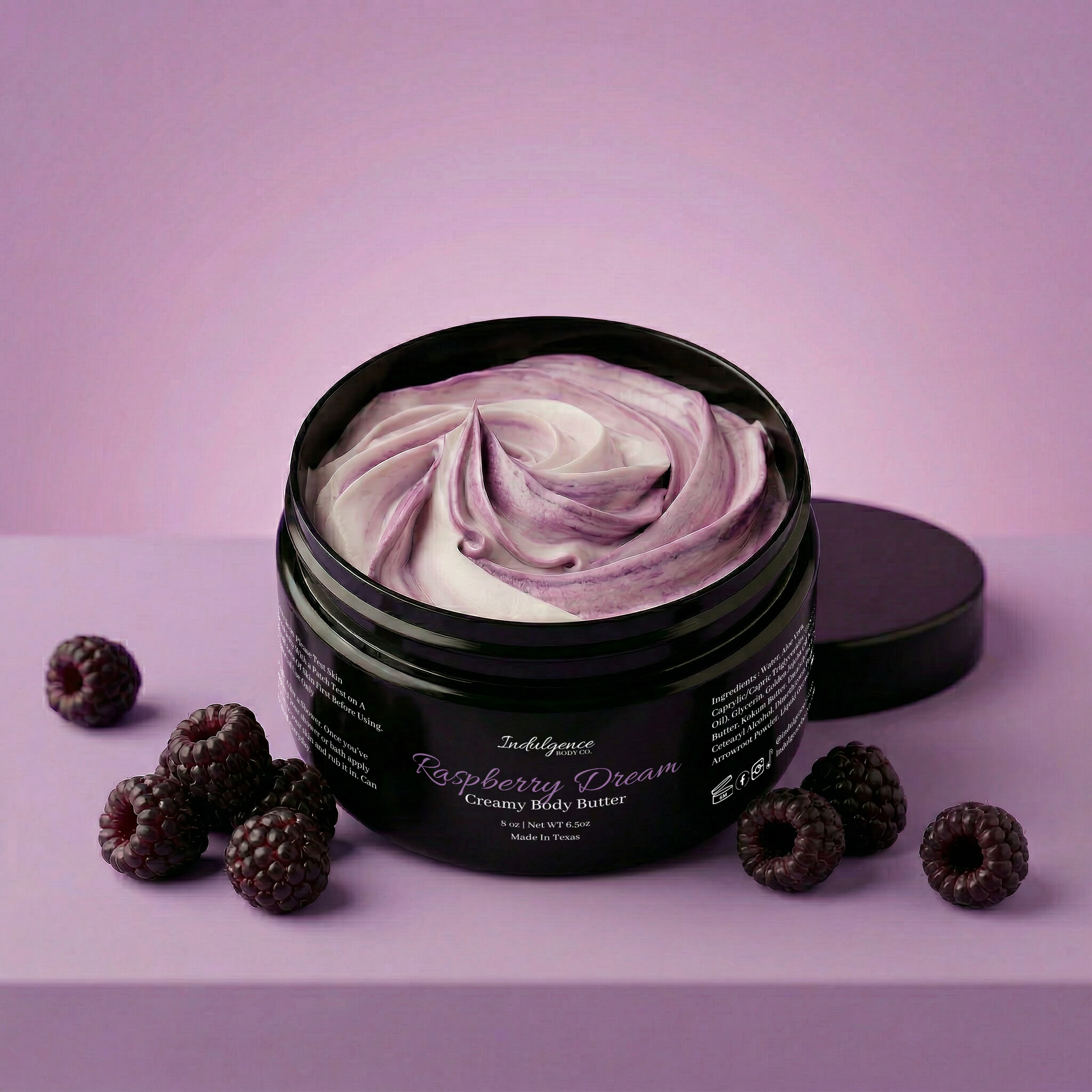 Raspberry Dream Hydrating No Melt Body Butter – Indulgencebodyco